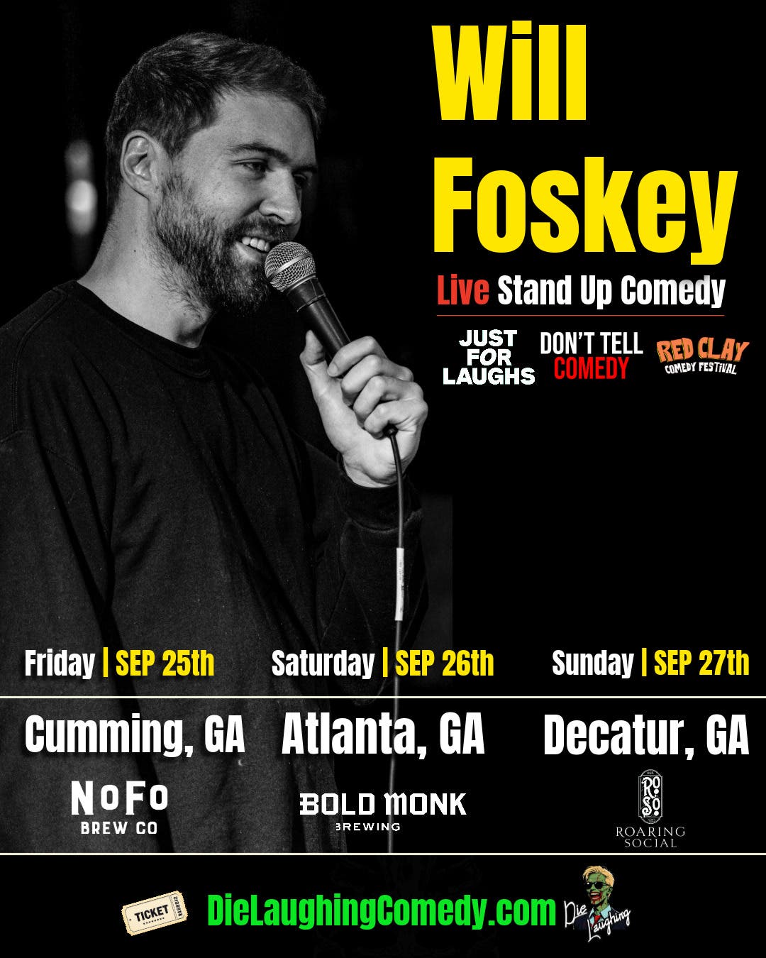 Die Laughing Comedy at NoFo Cumming