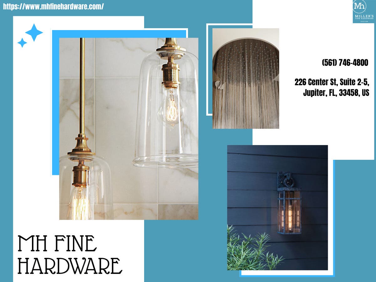 Elevate Your Jupiter Home with MH Fine Hardware’s Luxury Bath, Kitchen, and Lighting Selections