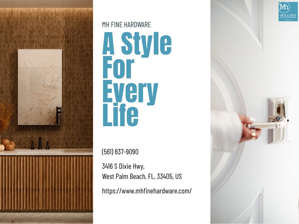 Elevate Your Design: Discover West Palm Beach’s Premier Destination for Luxury Hardware