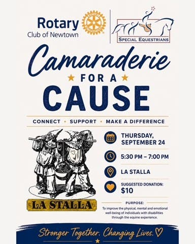 Newtown Rotary Camaraderie For A Cause