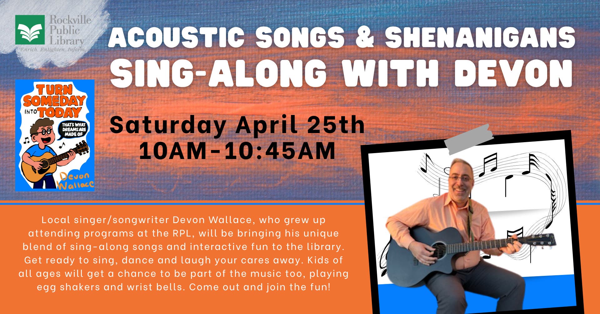 Acoustic Songs & Shenanigans: A Sing-along with Devon Wallace