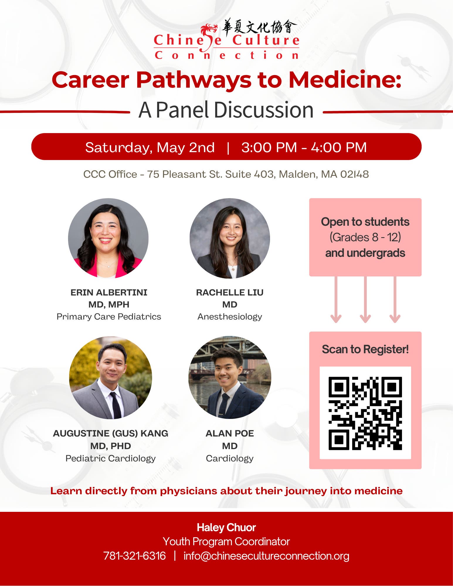 Career Pathways to Medicine: A Panel Discussion