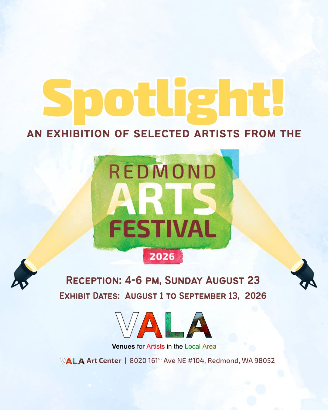 Spotlight! — Meet the Artists of Redmond Arts Festival 2026!