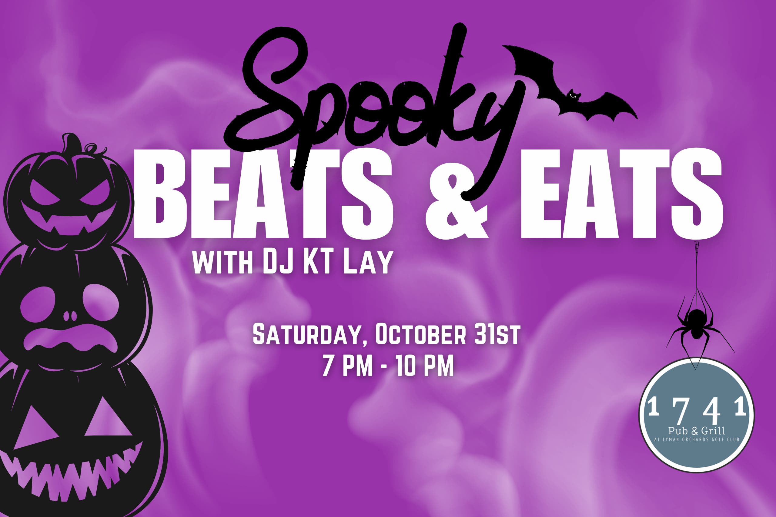 Spooky Beats & Eats at 1741 Pub & Grill