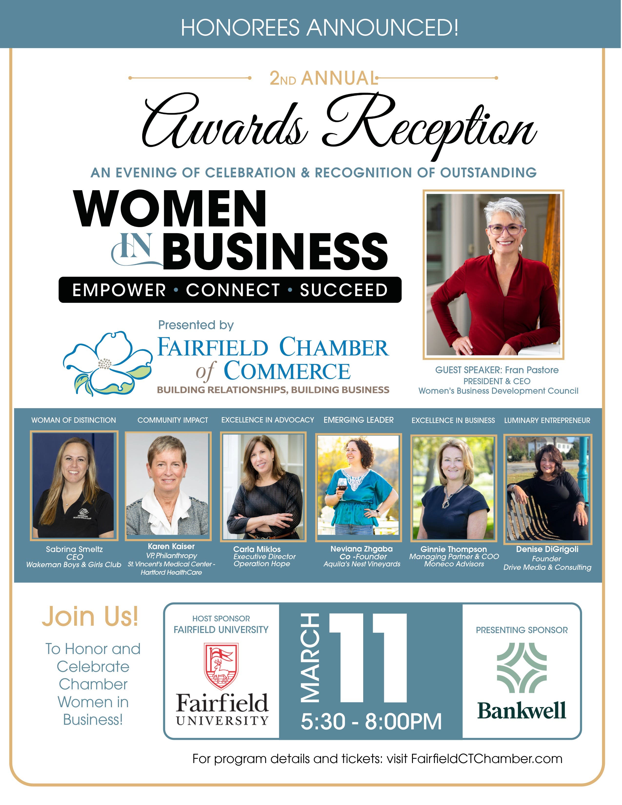 2nd Annual Women in Business Awards Reception 