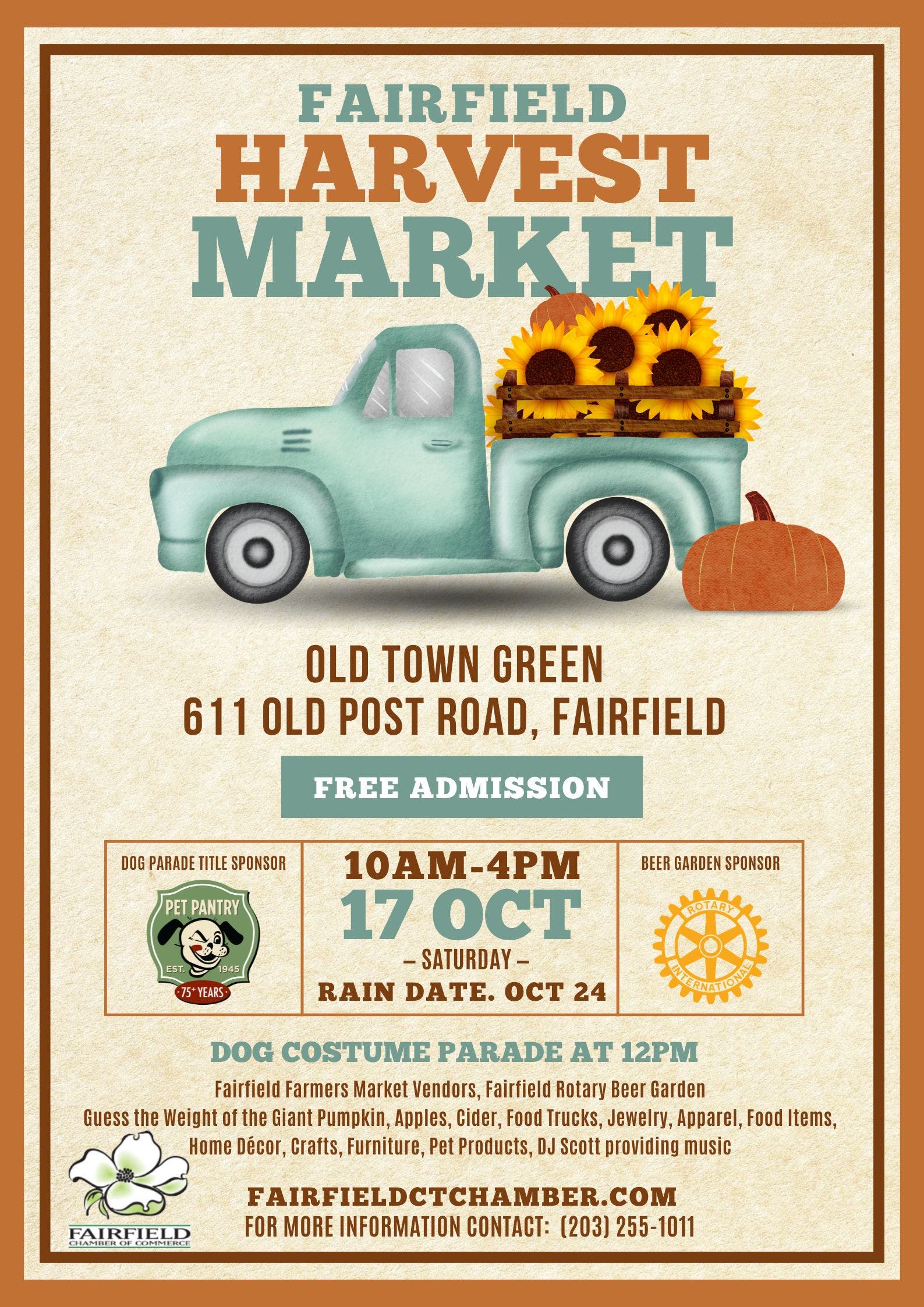 Fairfield Harvest Market October 17th - Vendors Being Accepted 