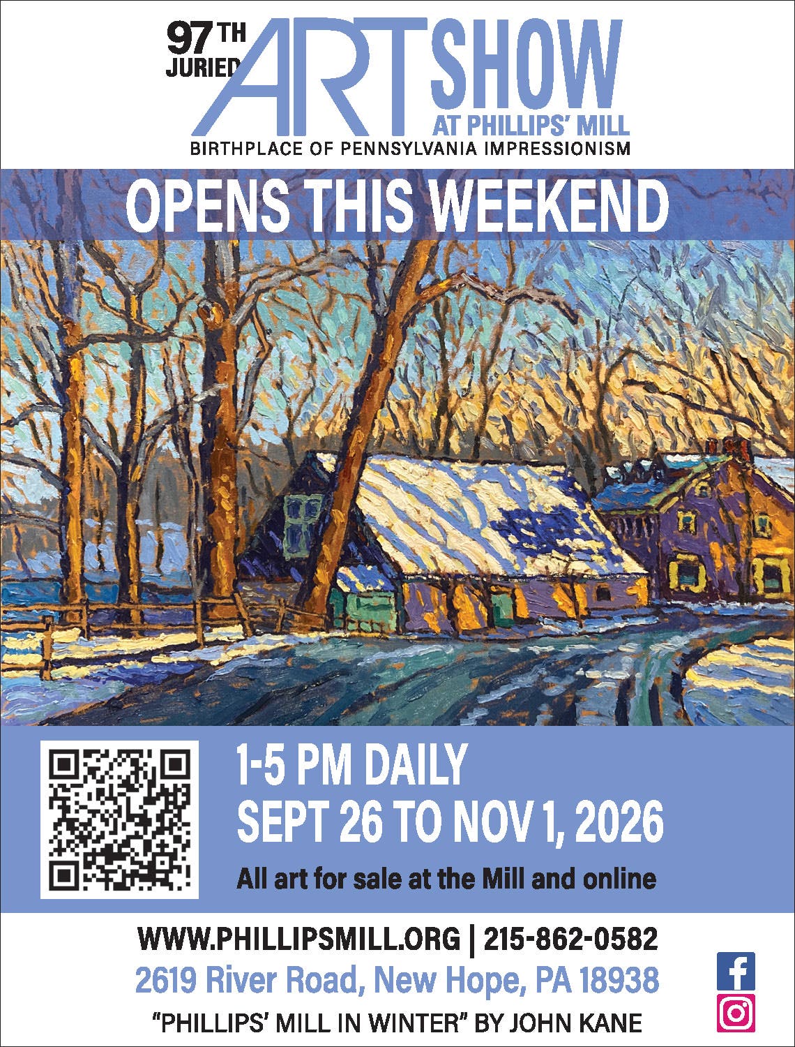 97th Juried Art Show at Phillips’ Mill Opens This Weekend