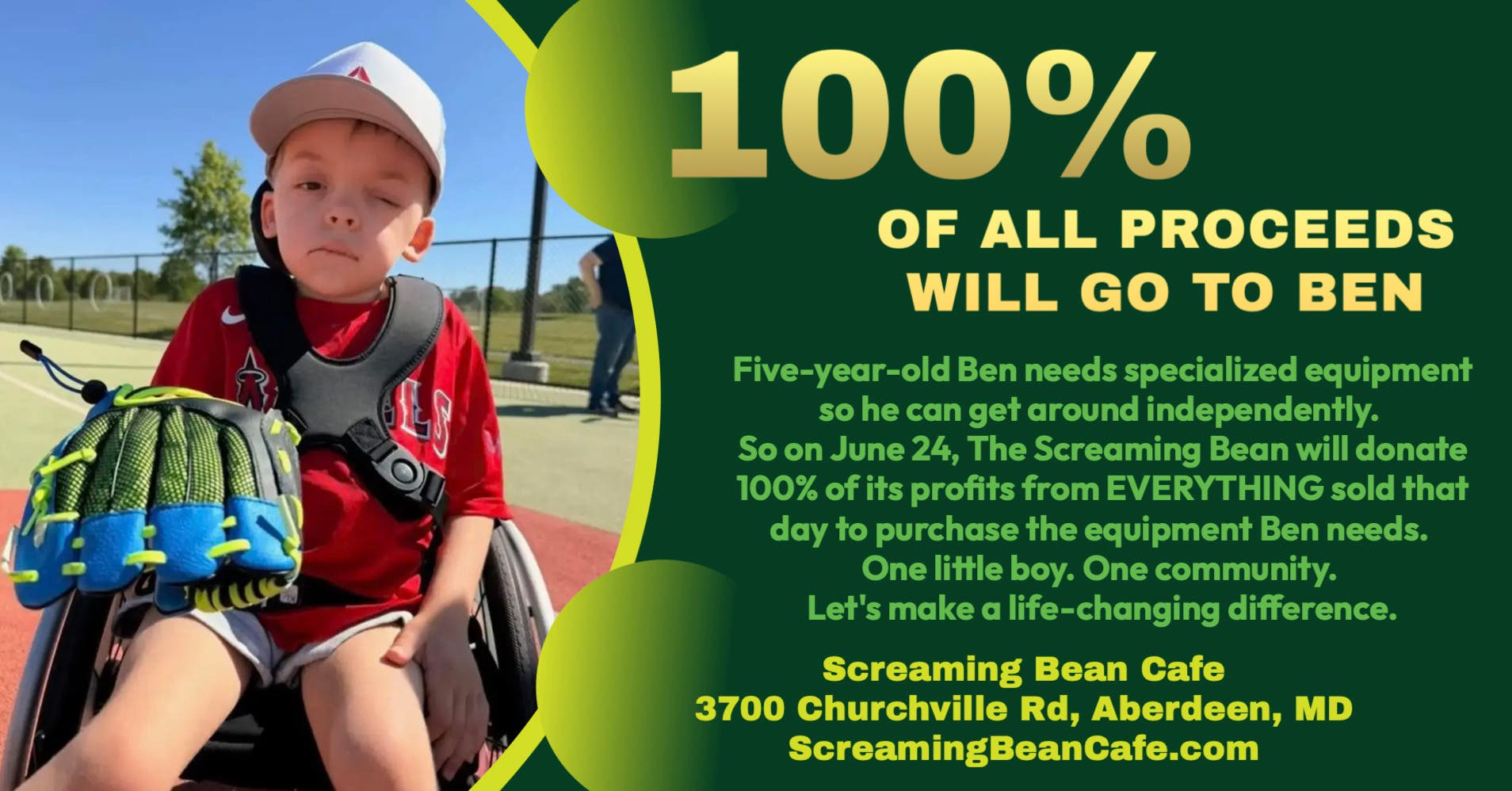 Screaming Bean's Fundraiser for Ben
