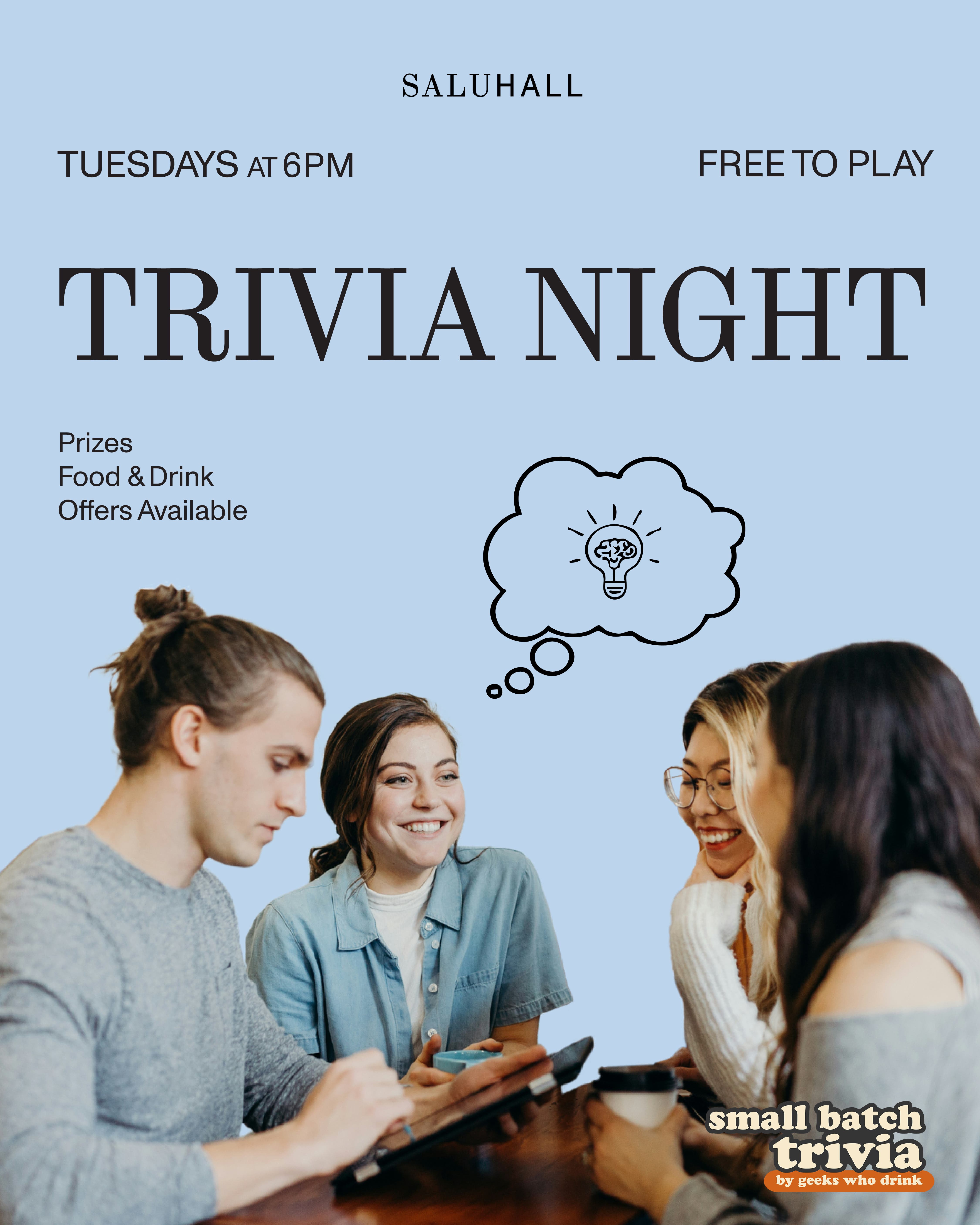 Tuesday Trivia Night