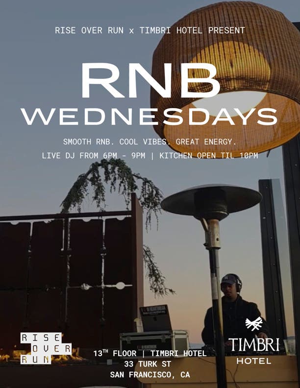 RNB Wednesdays at Timbri Hotel