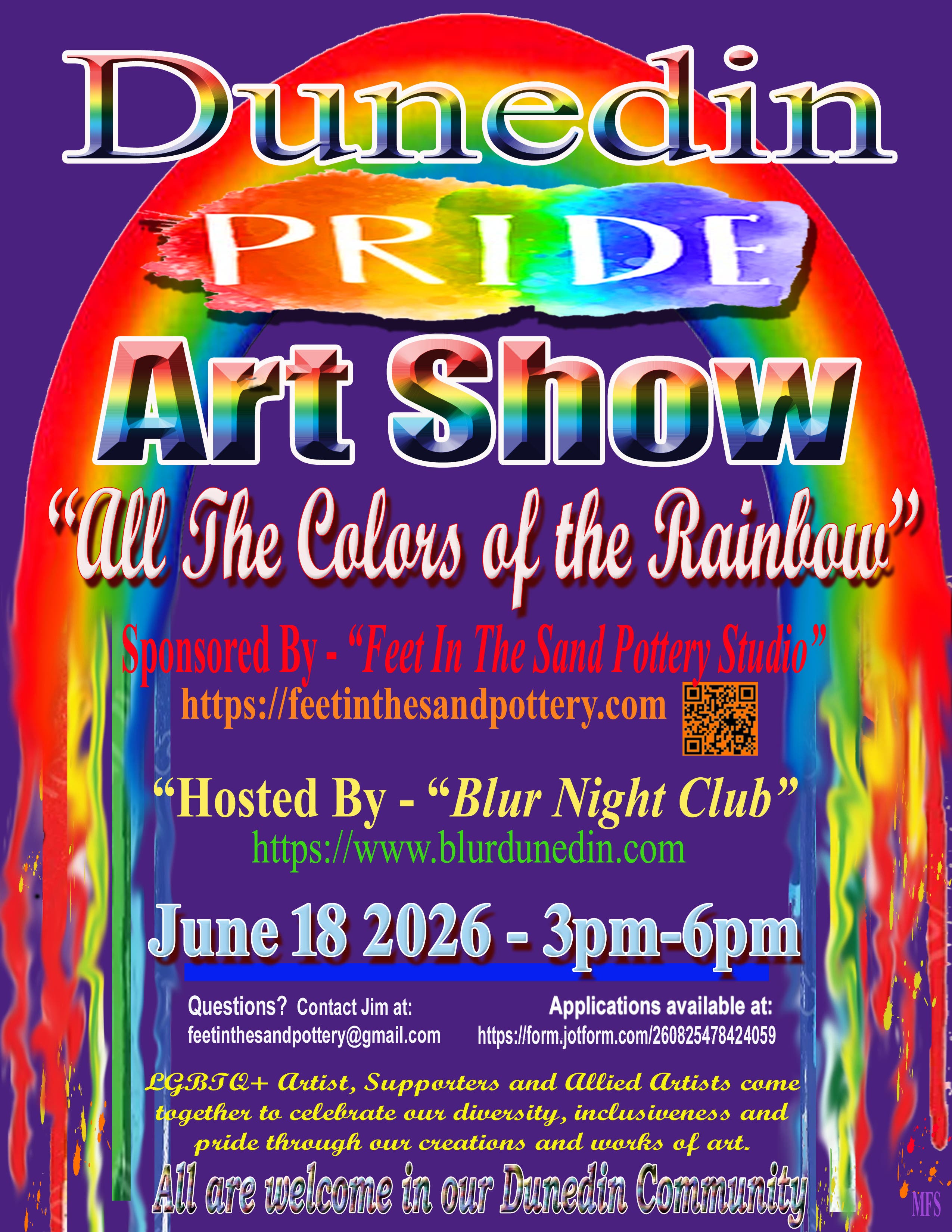 All the colors of the rainbow Art show