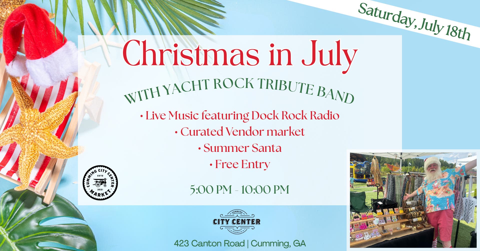 🎄 Christmas in July Mid-Summer Celebration 🌴