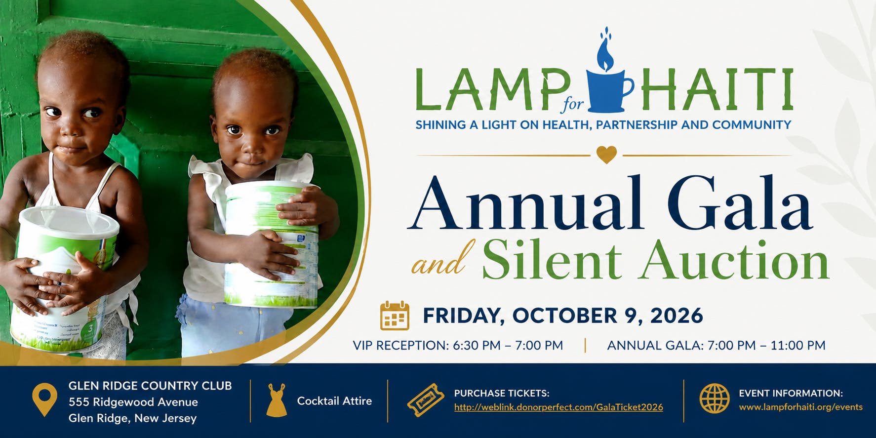Lamp for Haiti 20th Anniversary Gala and Celebration 