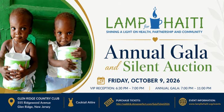 Lamp for Haiti 20th Anniversary Gala and Celebration