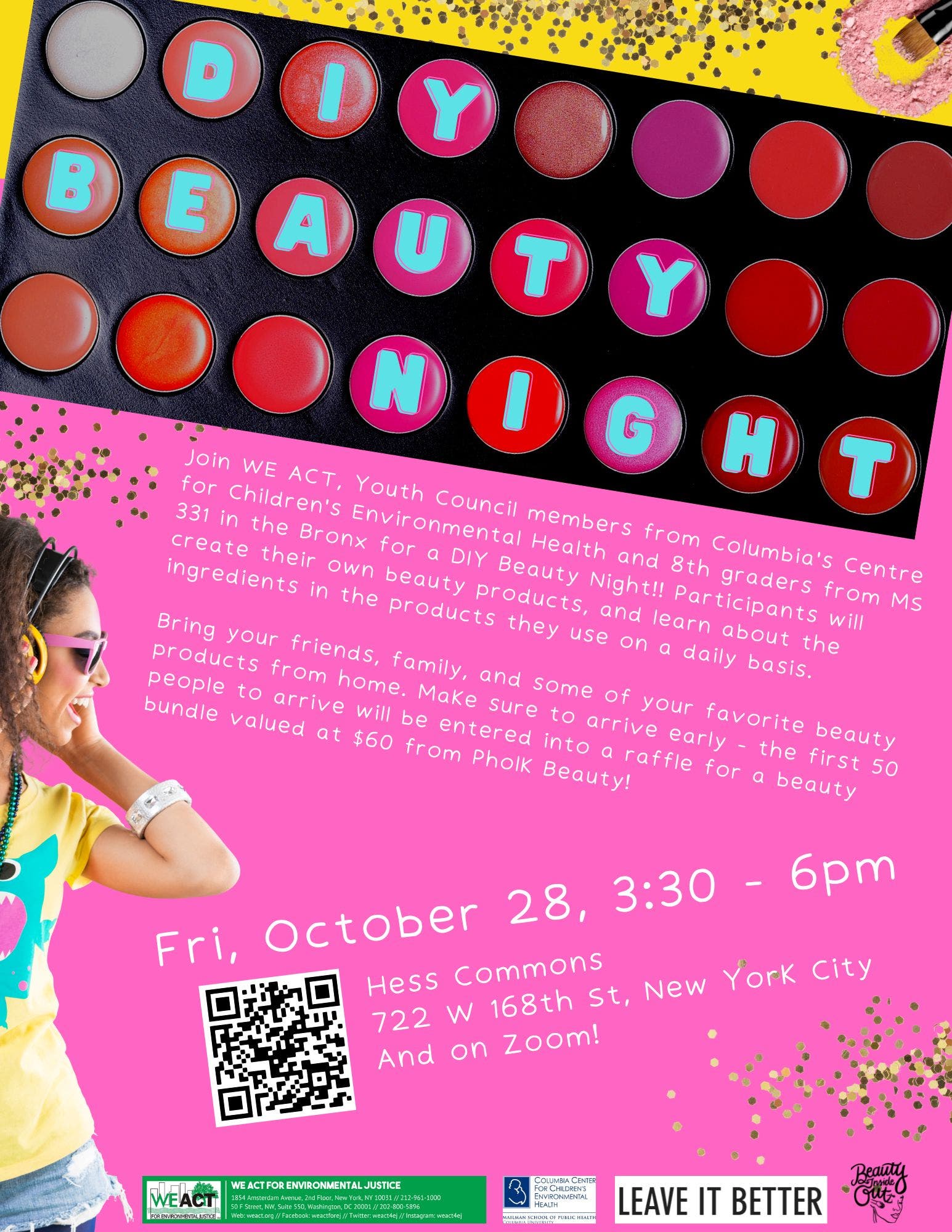 Oct 28 | Youth DIY Beauty Night | Harlem, NY Patch