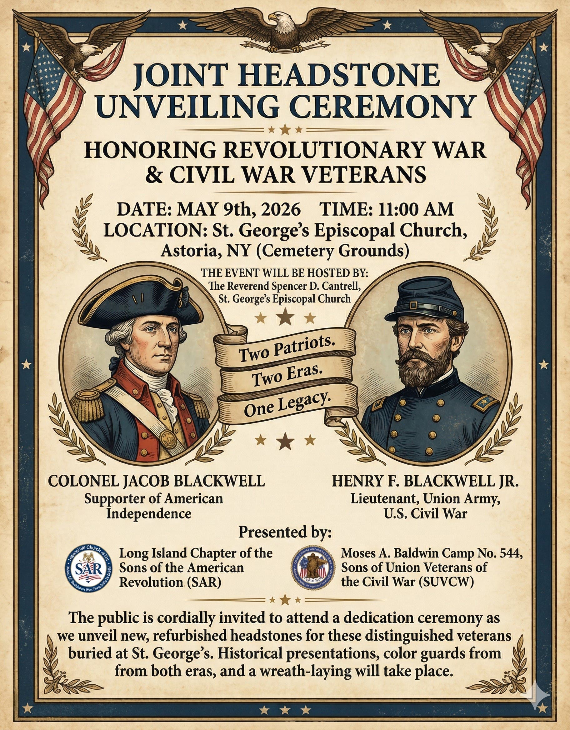 Joint Headstone Unveiling Ceremony