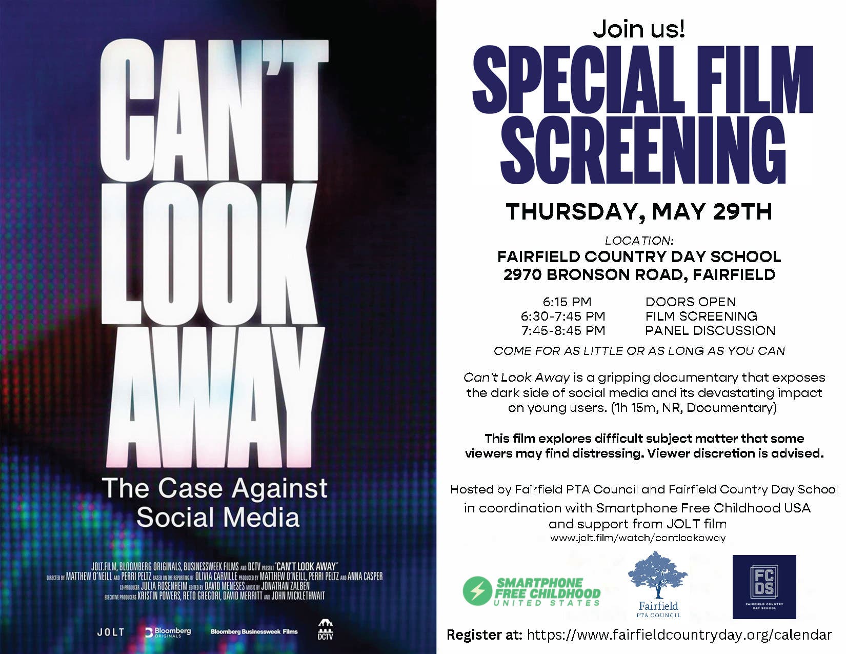 FREE Event - Screening of Can't Look Away