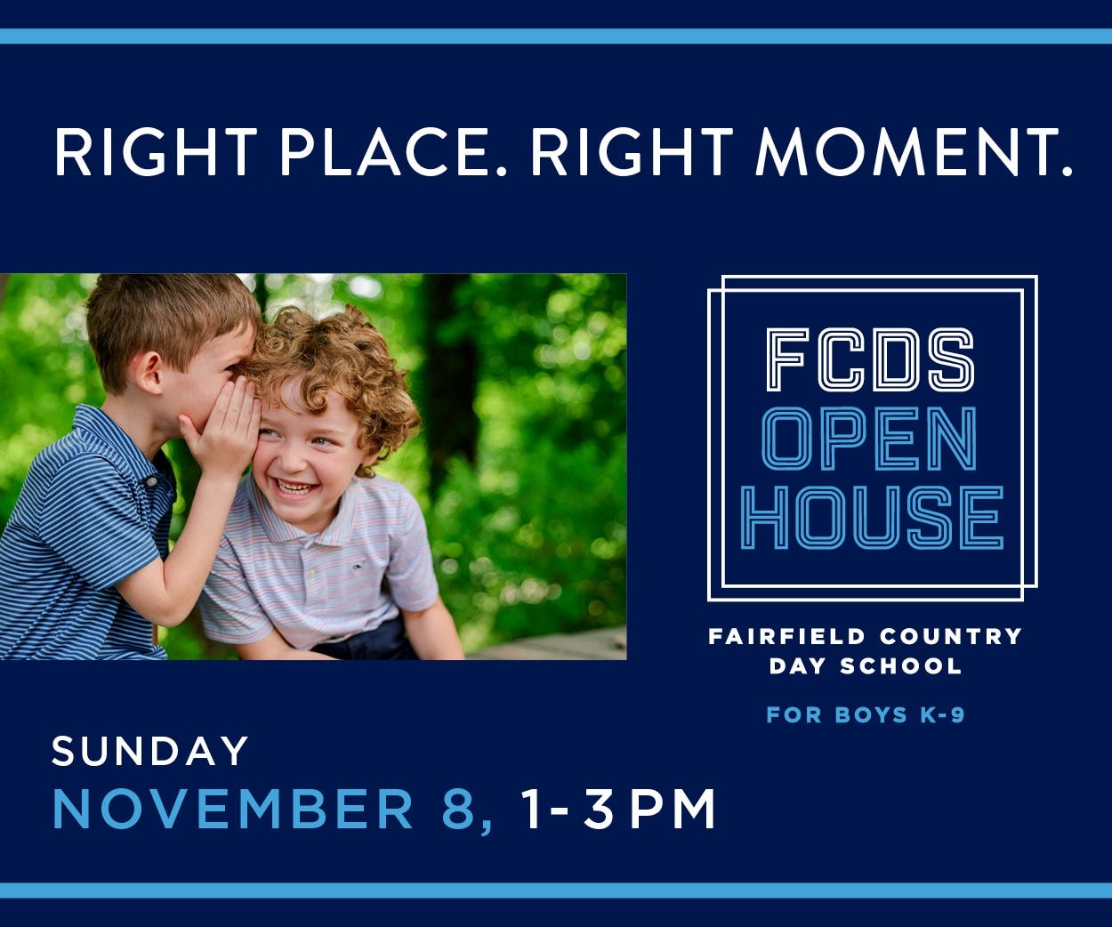 FCDS Open House - Sunday, November 8