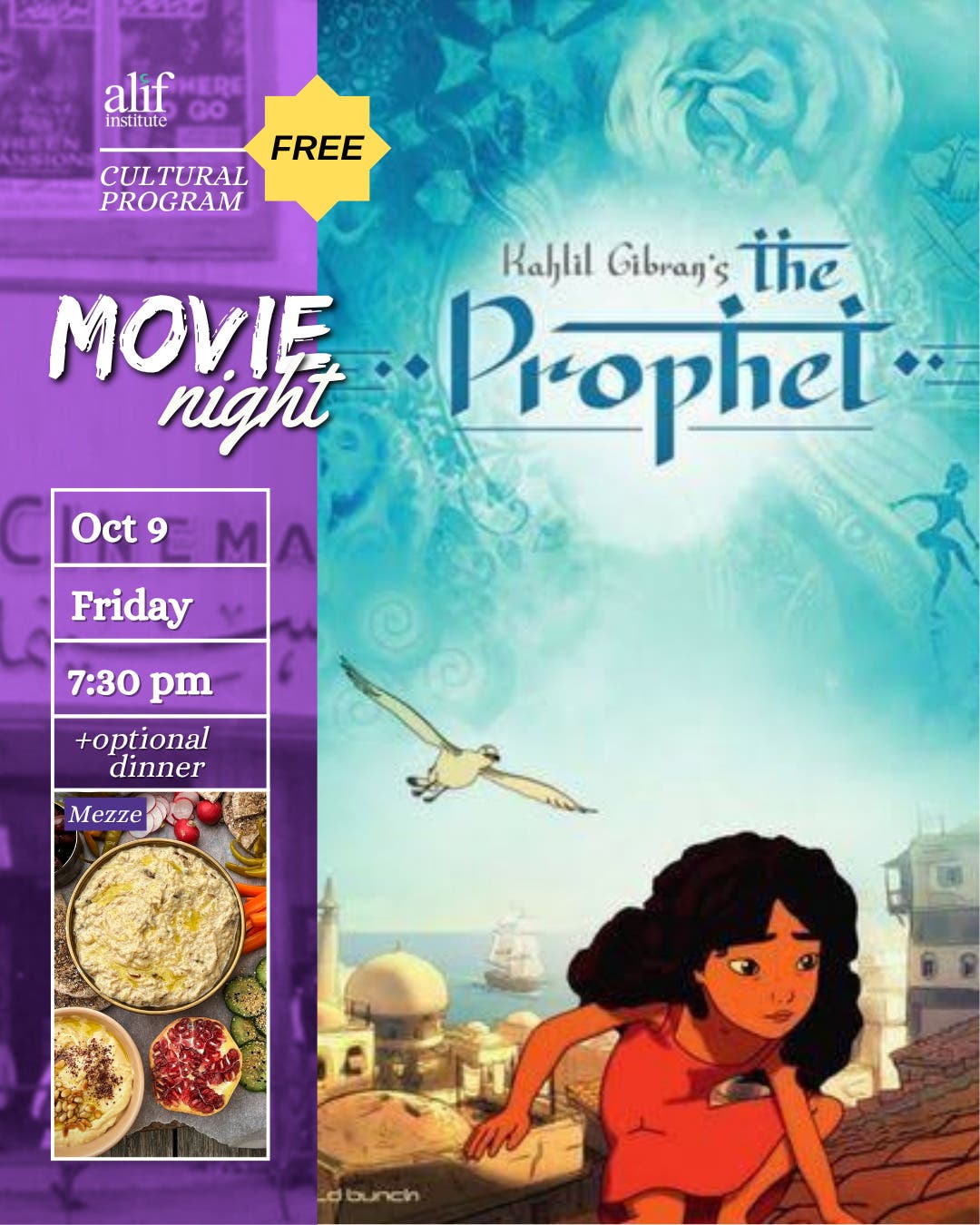 Free Arabic Movie Night: THE PROPHET
