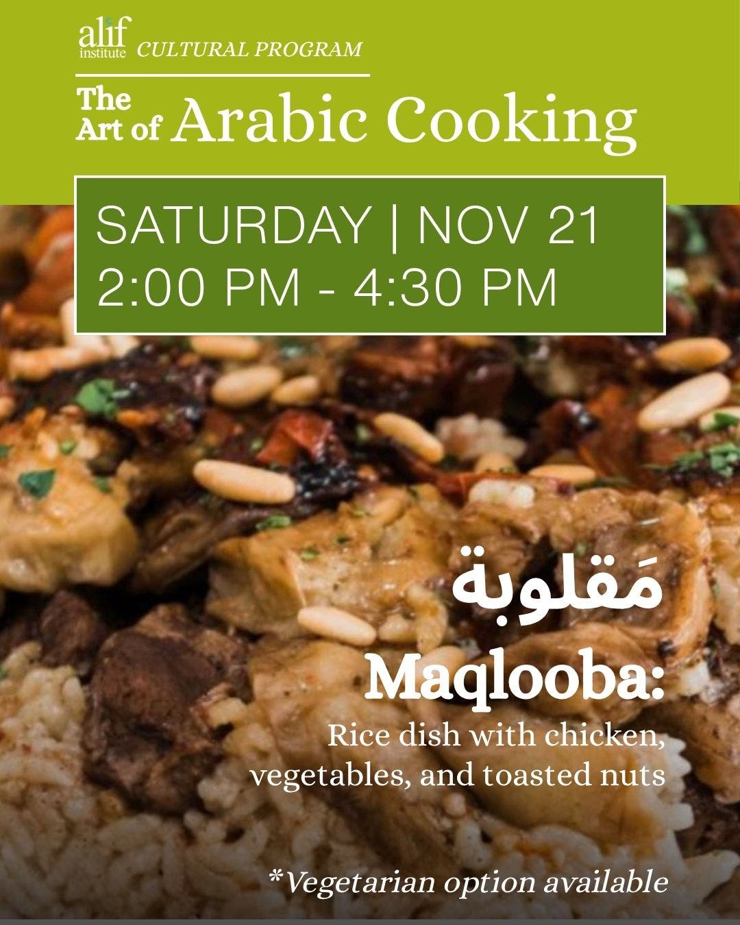 The Art of Arabic Cooking: Maqlooba