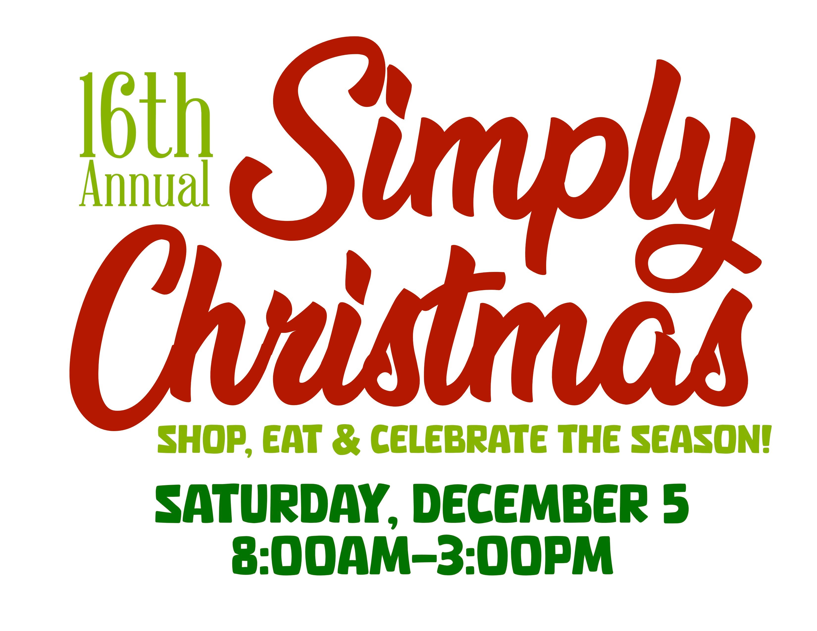 16th Annual Simply Christmas Artisan Craft Show