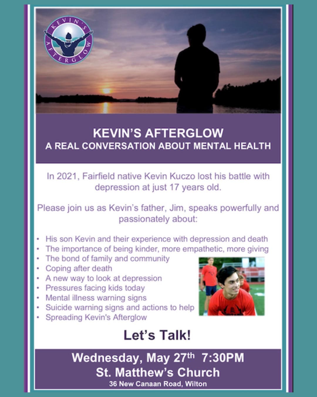 Kevin's Afterglow - A Real Conversation about Mental Health