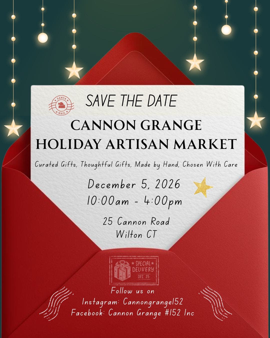 Cannon Grange Holiday Artisan Market