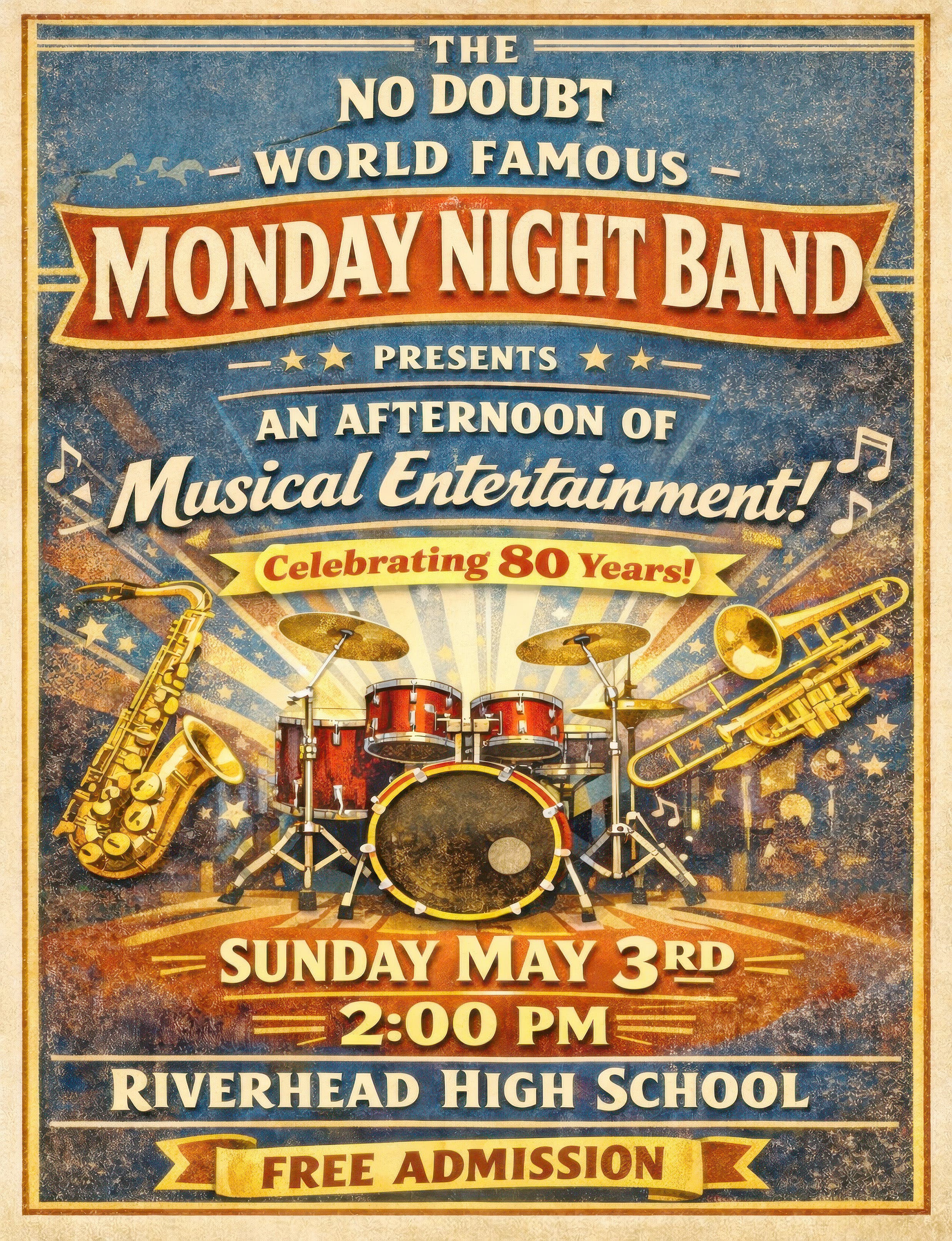 No Doubt World Famous Monday Night Band Spring Concert