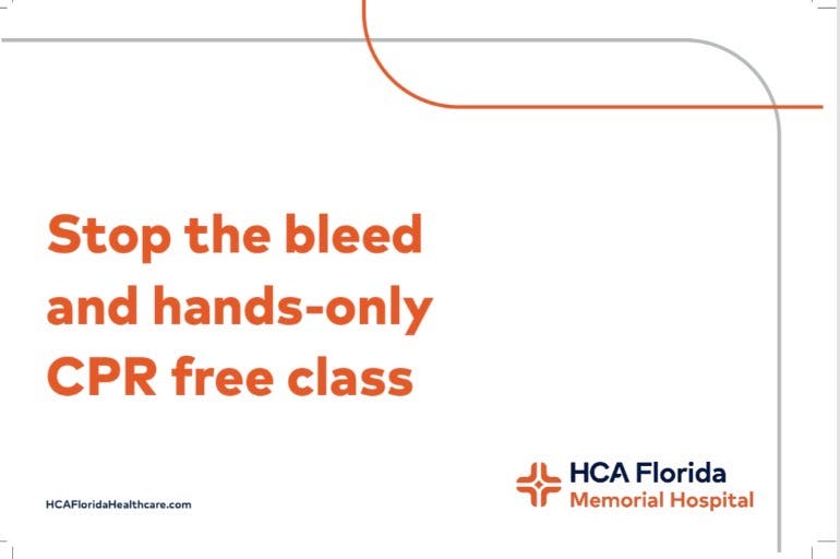 Free Stop The Bleed & Hands-only CPR Class