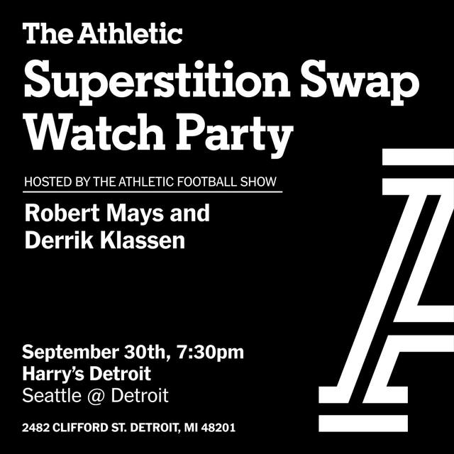 Sep 30 The Athletic Brings NFL Fan Superstitions to Life at Detroit