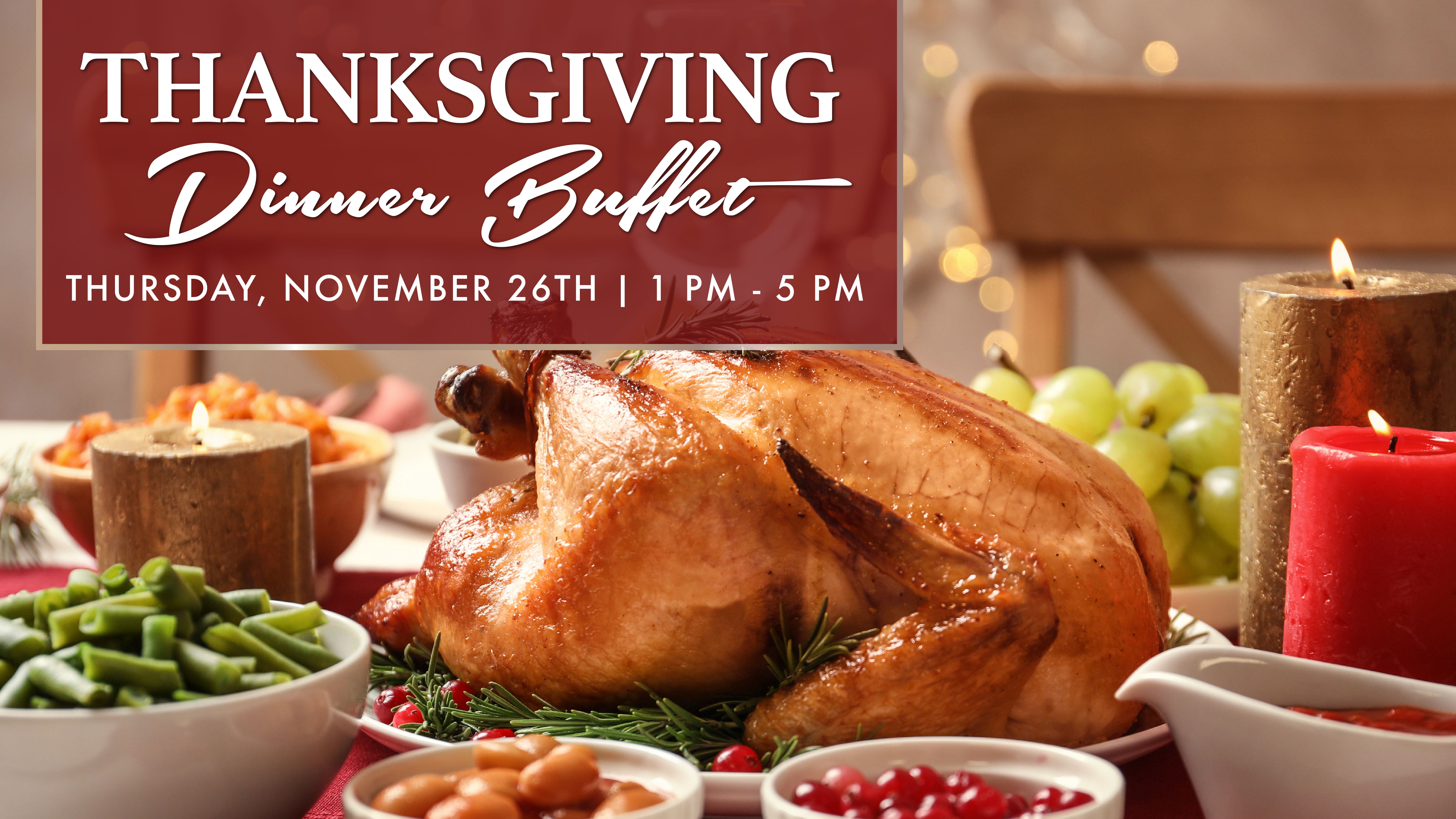 Thanksgiving Dinner Buffet in the Ballroom