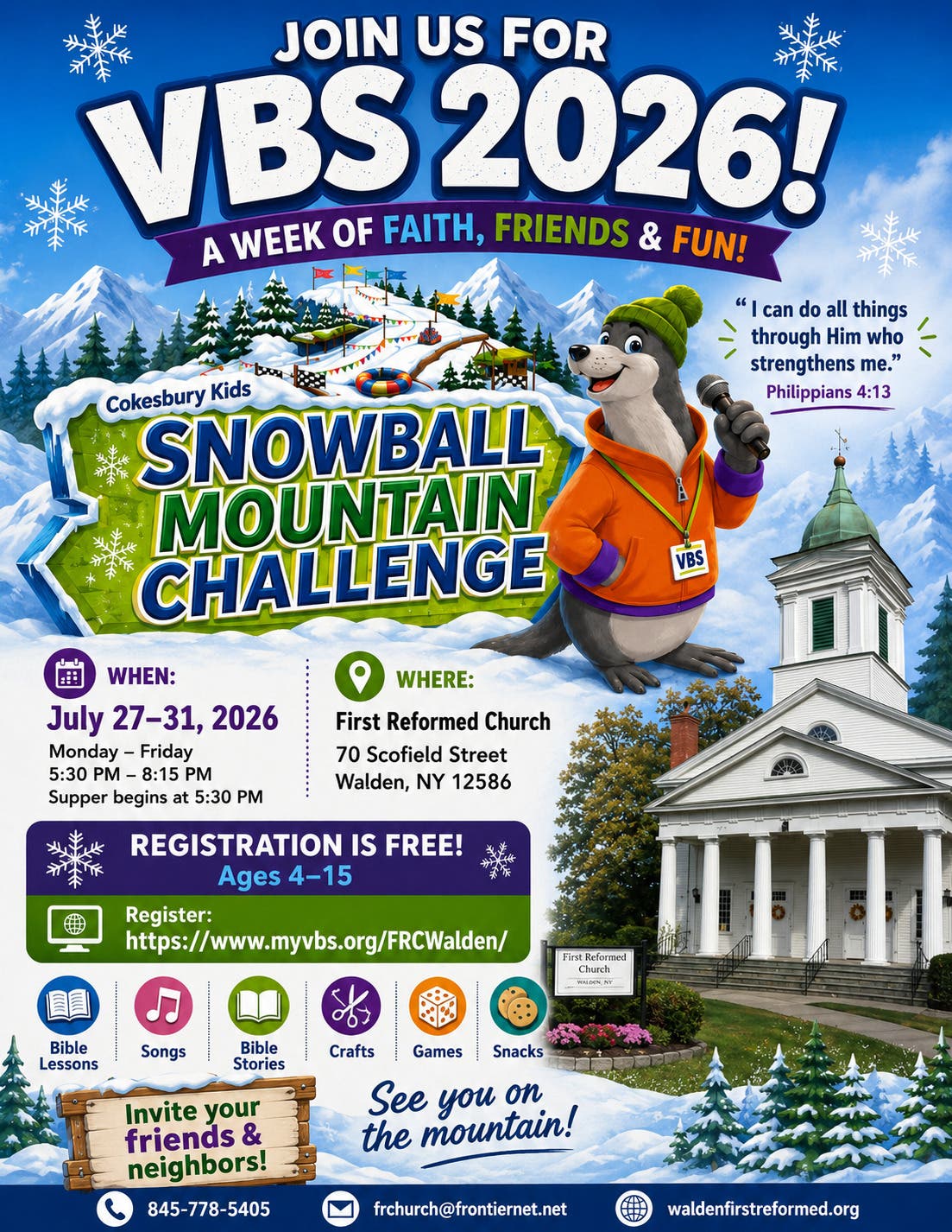Cokesbury Kids Snowball Mountain Challenge