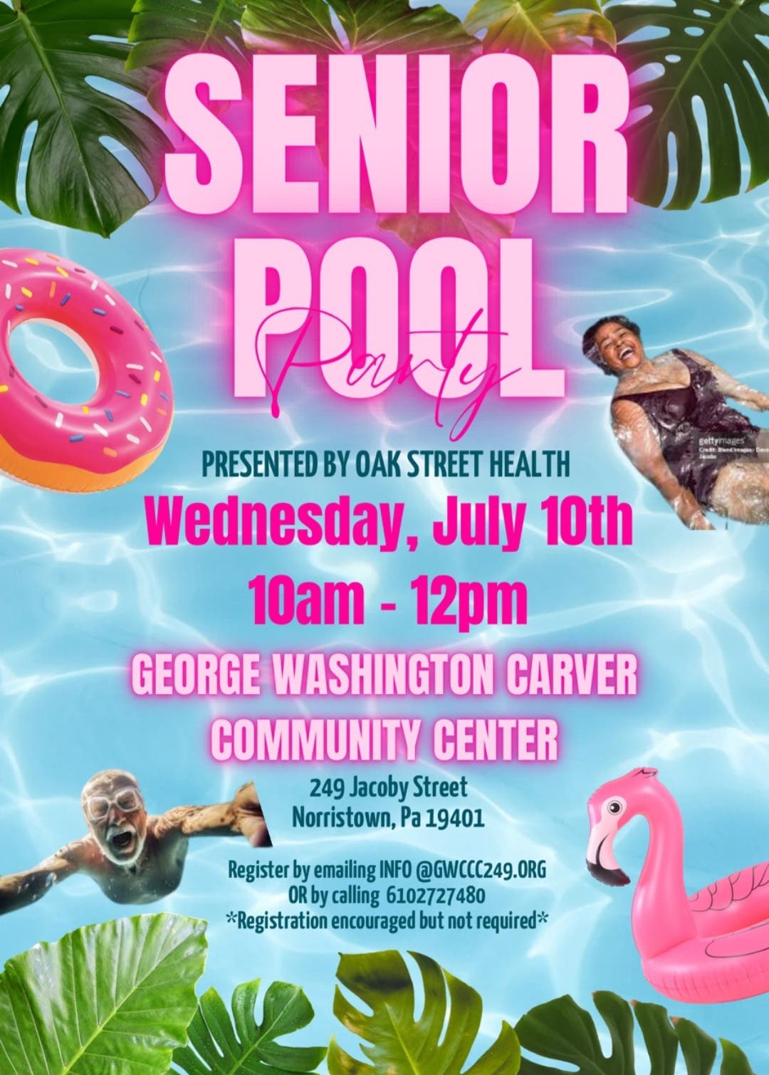 Senior pool party norristown pa patch