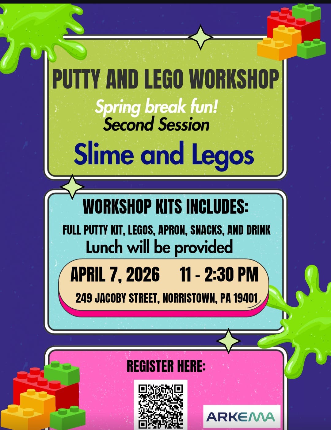 GWCCC'S Slime and Lego Day