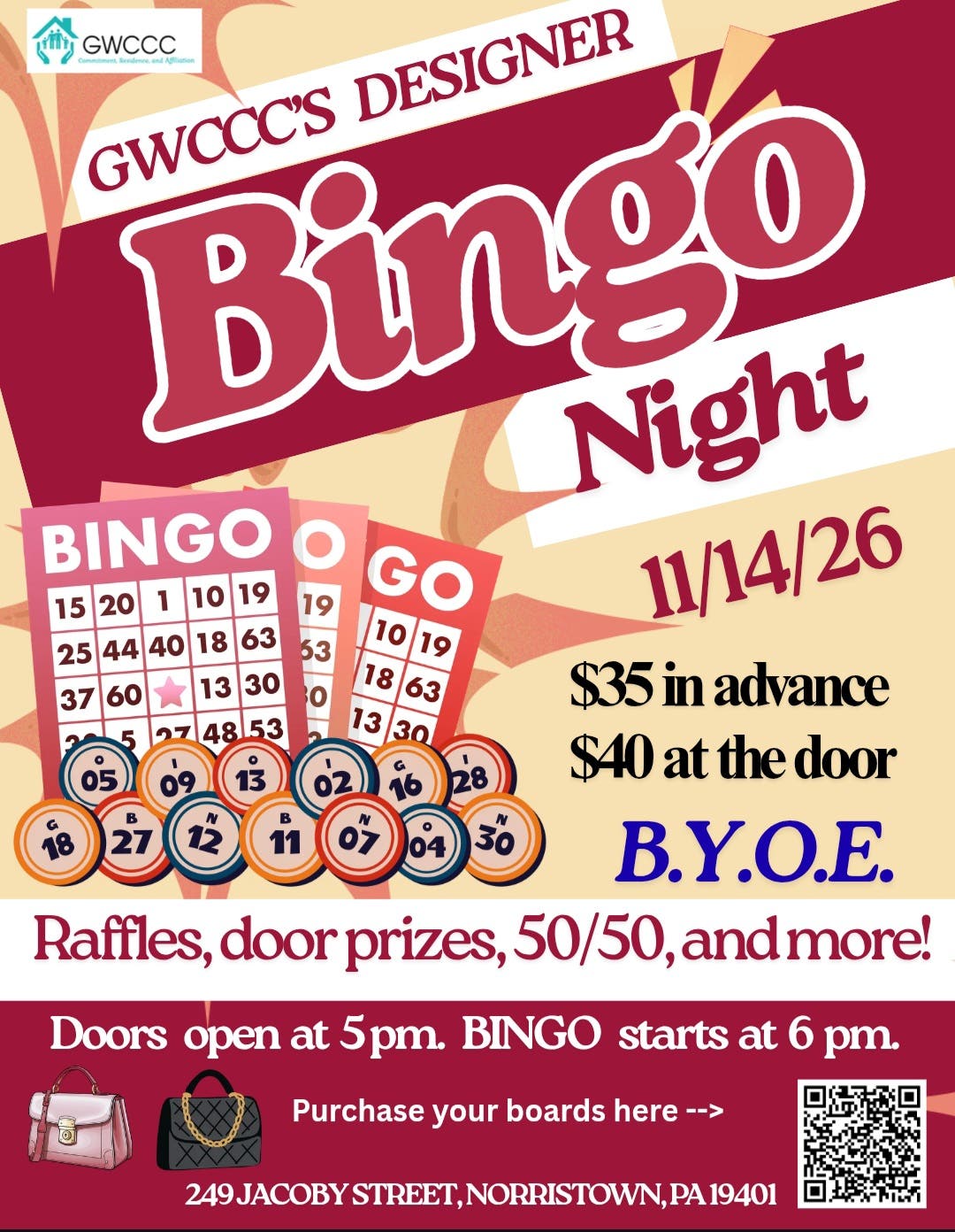 GWCCC'S Designer Bag Bingo
