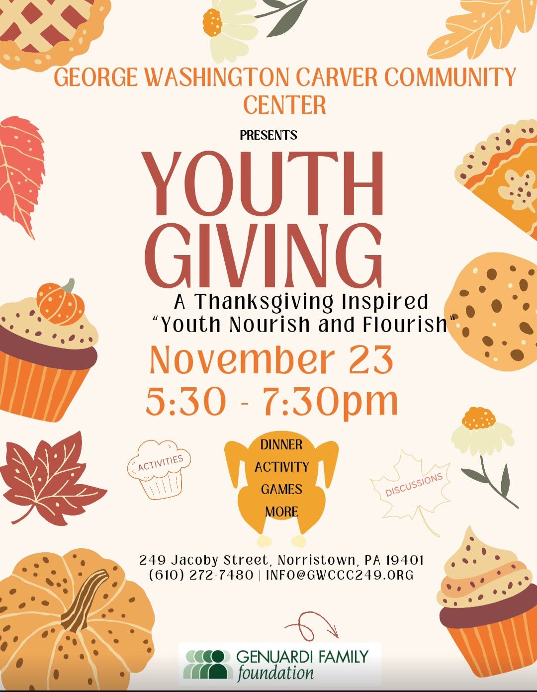 GWCCC'S Youth Nourish and Flourish presents "Youthgiving"