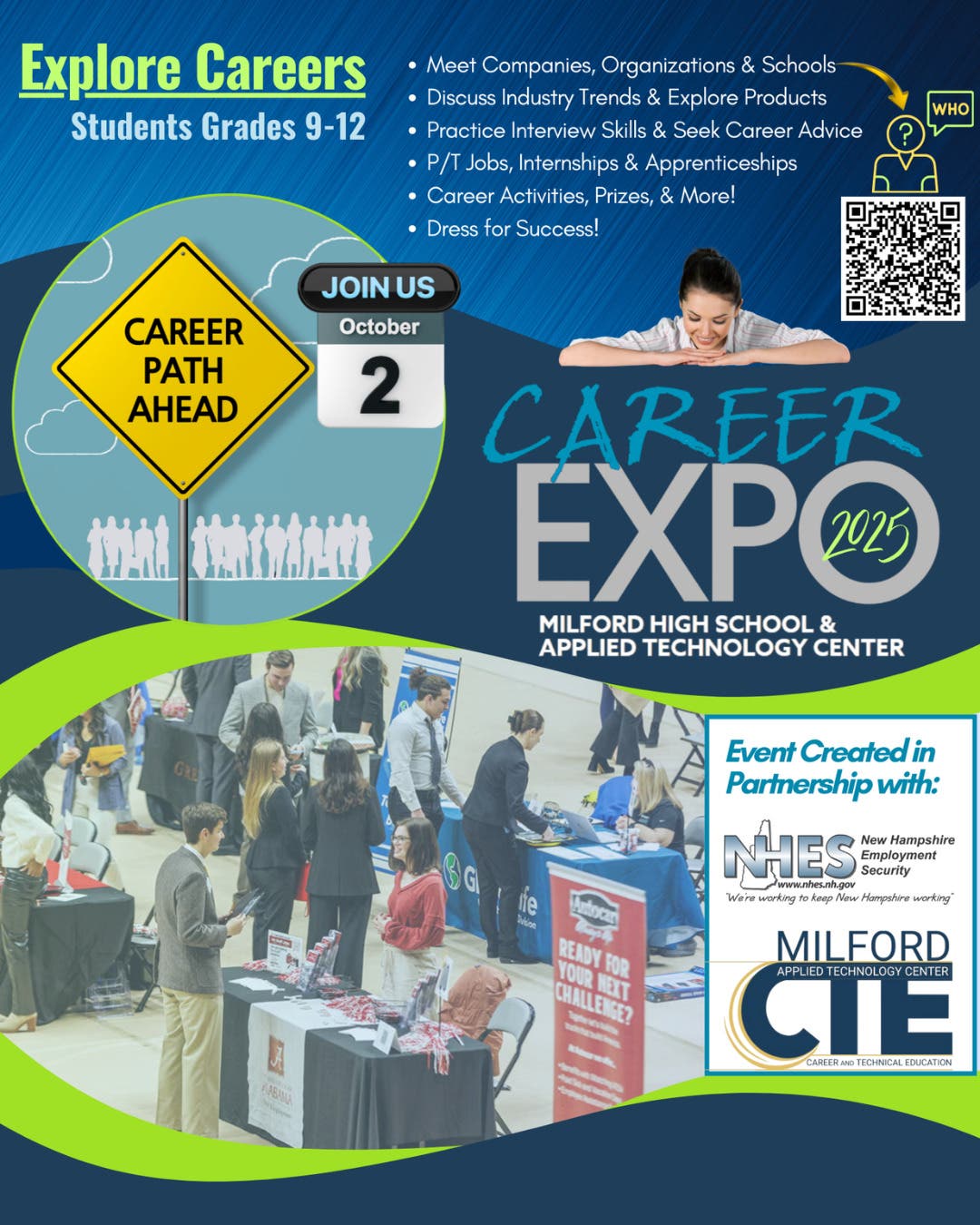 Career Expo at Milford High School