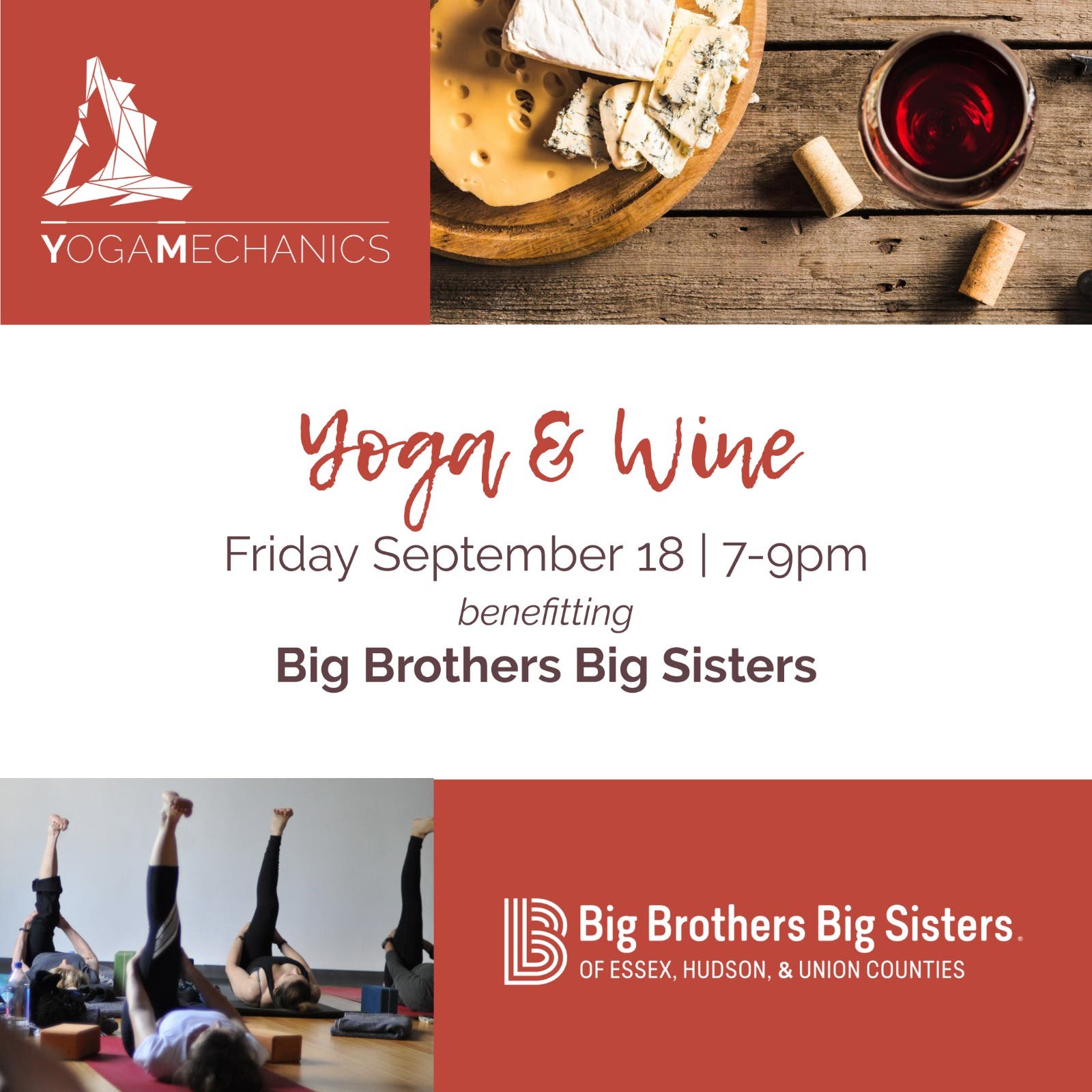 Yoga & Sip with Big Brothers Big Sisters