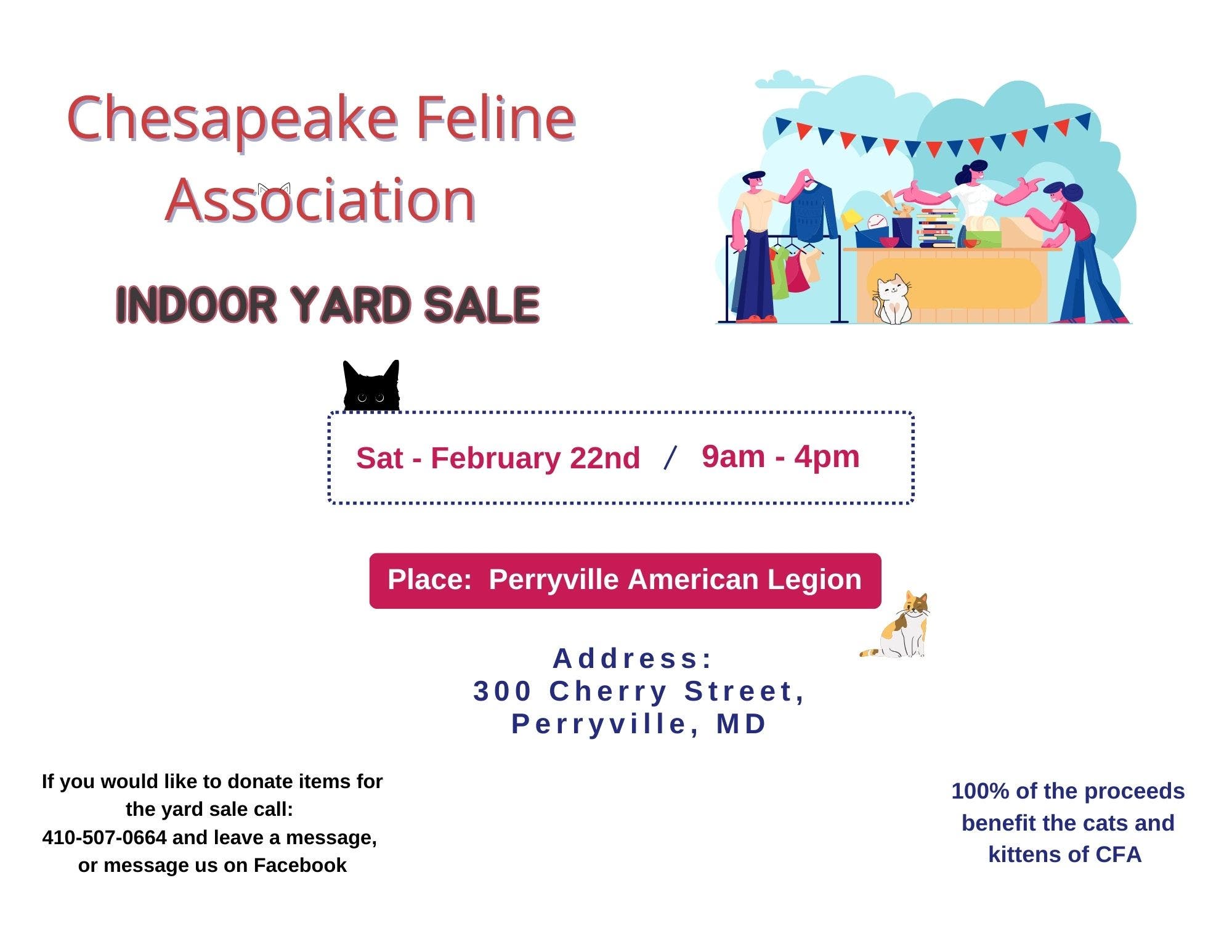 Feb 22 Indoor Yard Sale Bel Air, MD Patch