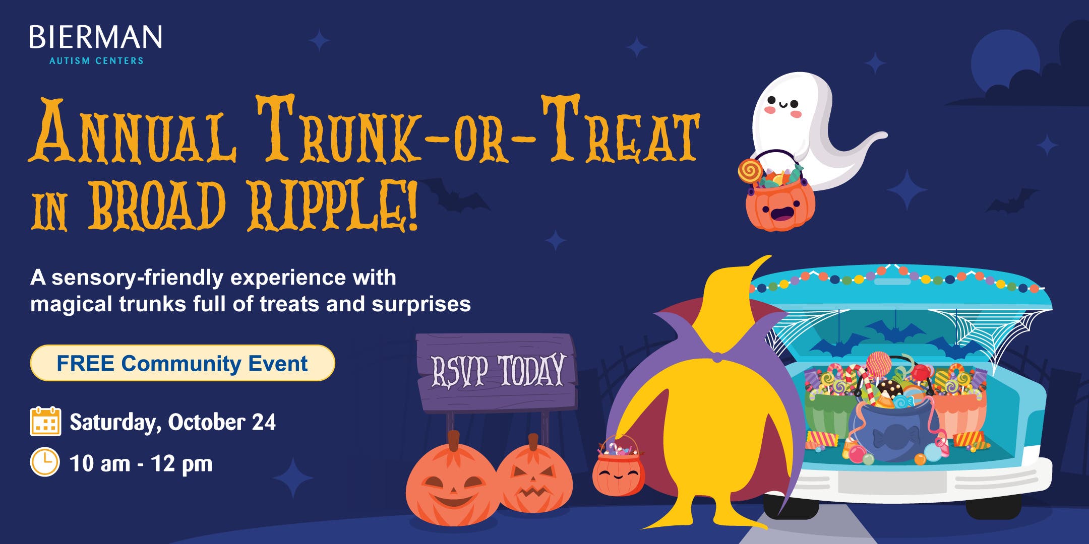 Sensory-Friendly Trunk-a-Treat in Broad Ripple!