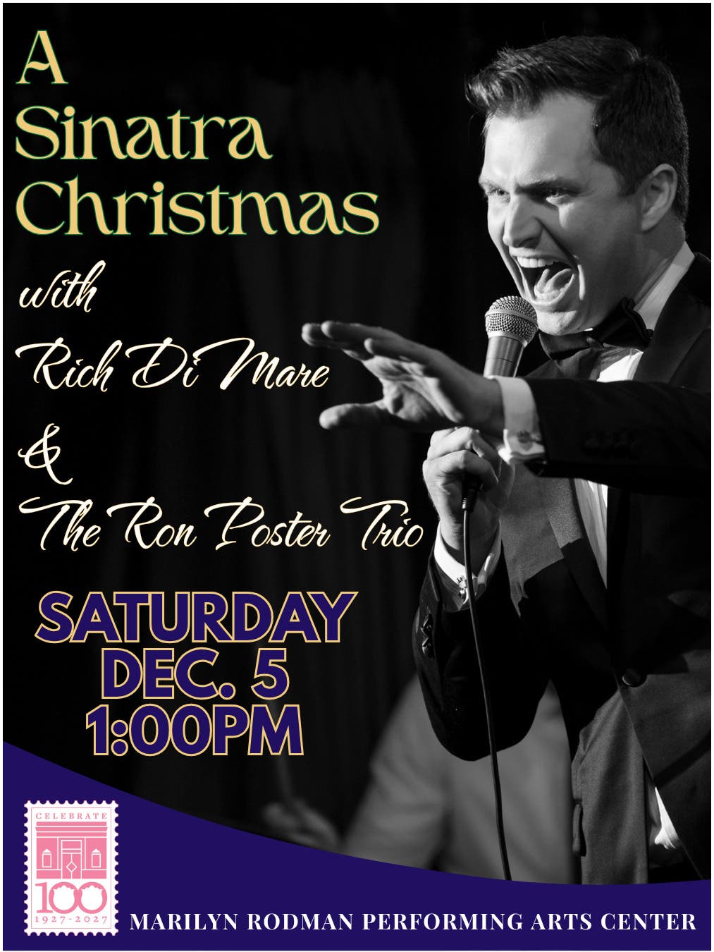 A Sinatra Christmas with Rich DiMare & The Ron Poster Trio
