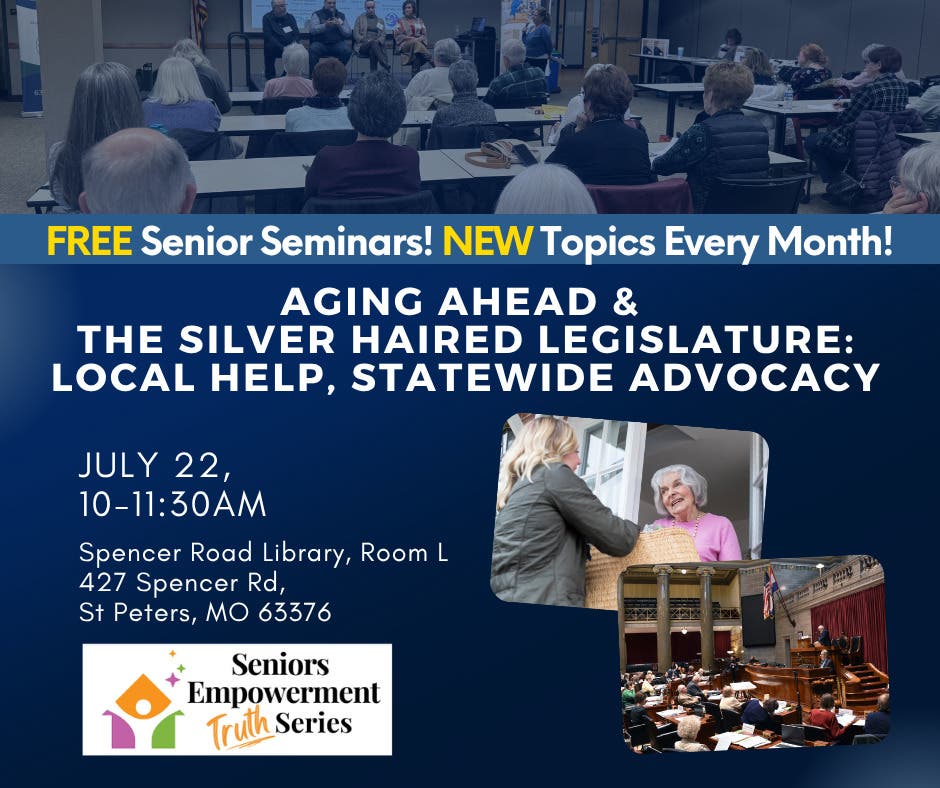 Free Senior Seminar: Aging Ahead & the Silver Haired Legislature: Local Help, Statewide Advocacy