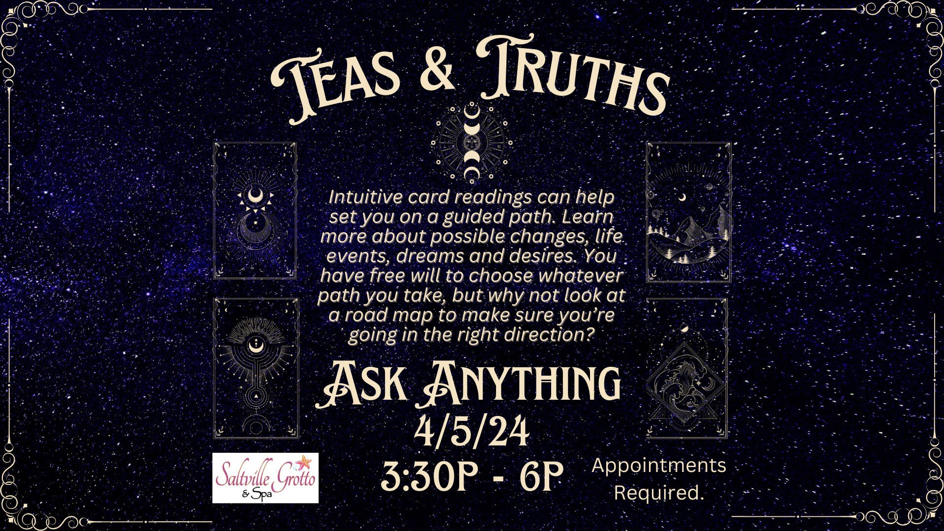 Apr 5 | April - Teas & Truths (Oracle & Tarot Readings) | Snellville ...