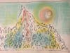 "Witness to History," markers and pastel on paper, date: 2000s 