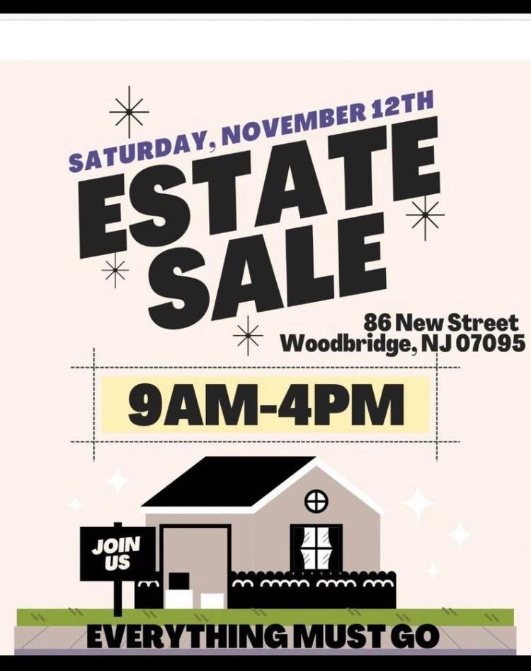 Nov 12 Estate Sale One Day Only Woodbridge, NJ Patch