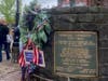 Acalanes DAR Chapter and Lafayette Historical Society placed a wreath at the city's statue of Lafayette.