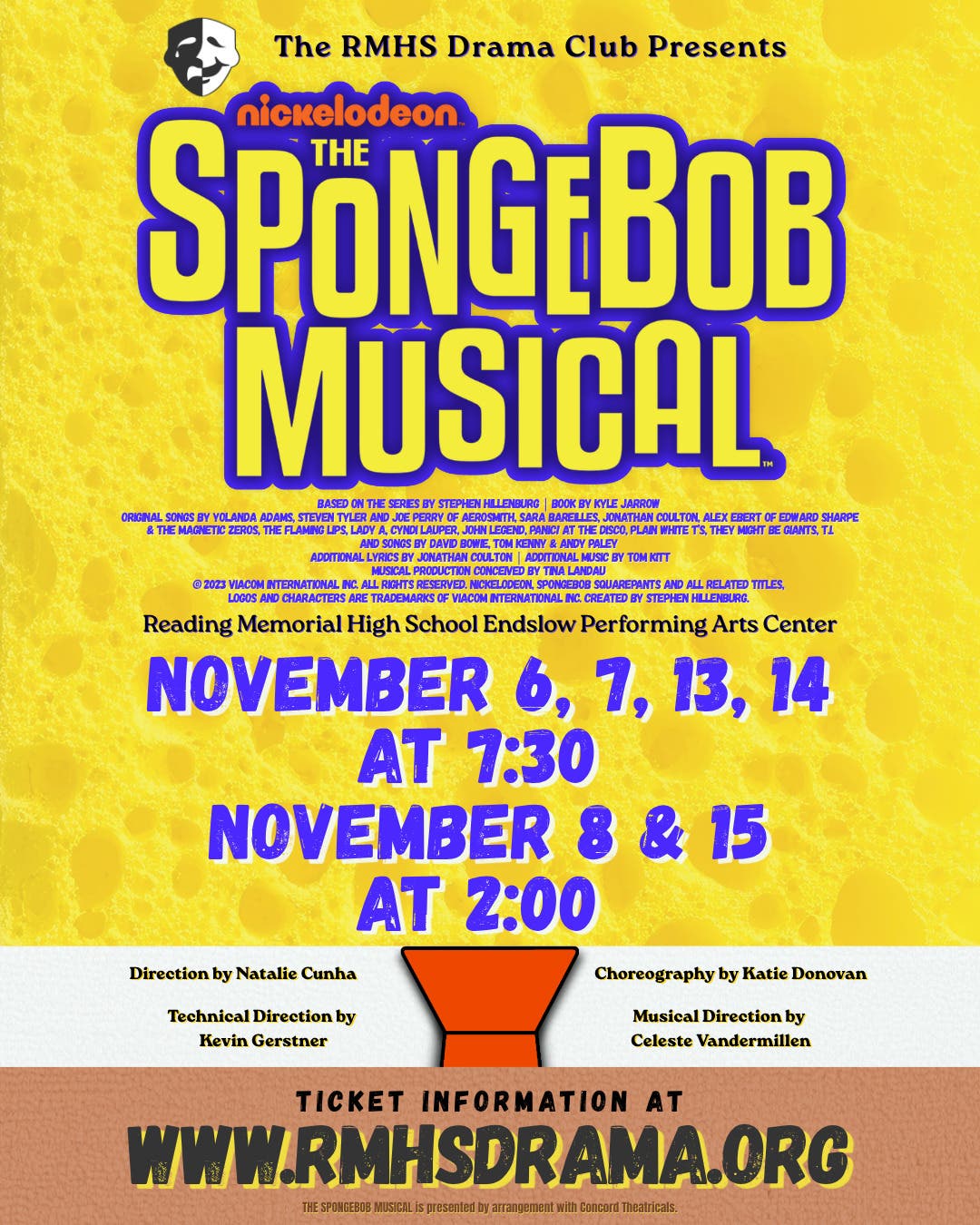 RMHS Drama Club Presents The SpongeBob Musical