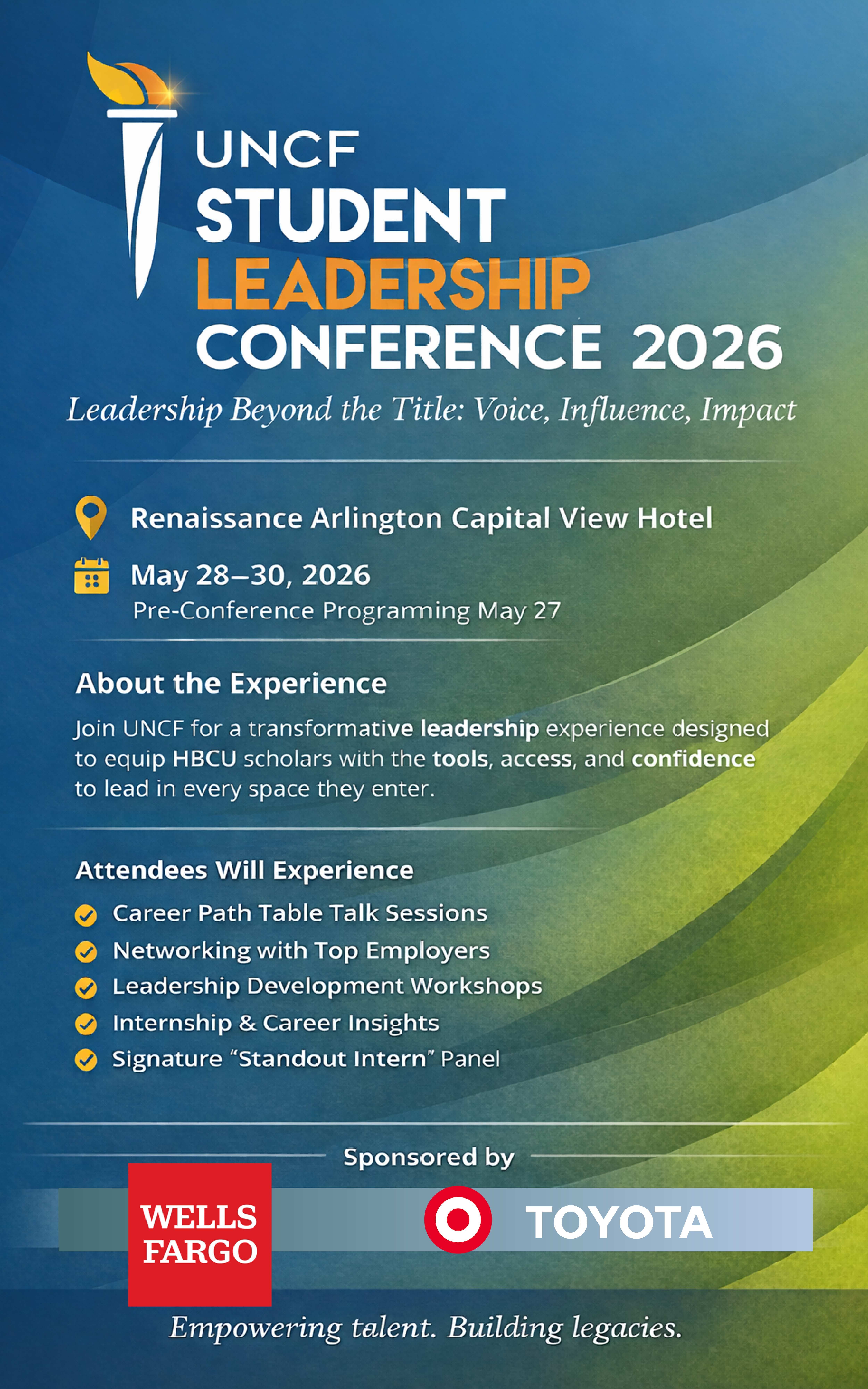 UNCF Student Leadership Conference 2026!