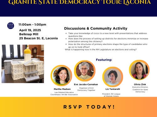 Granite State Democracy Tour - Laconia