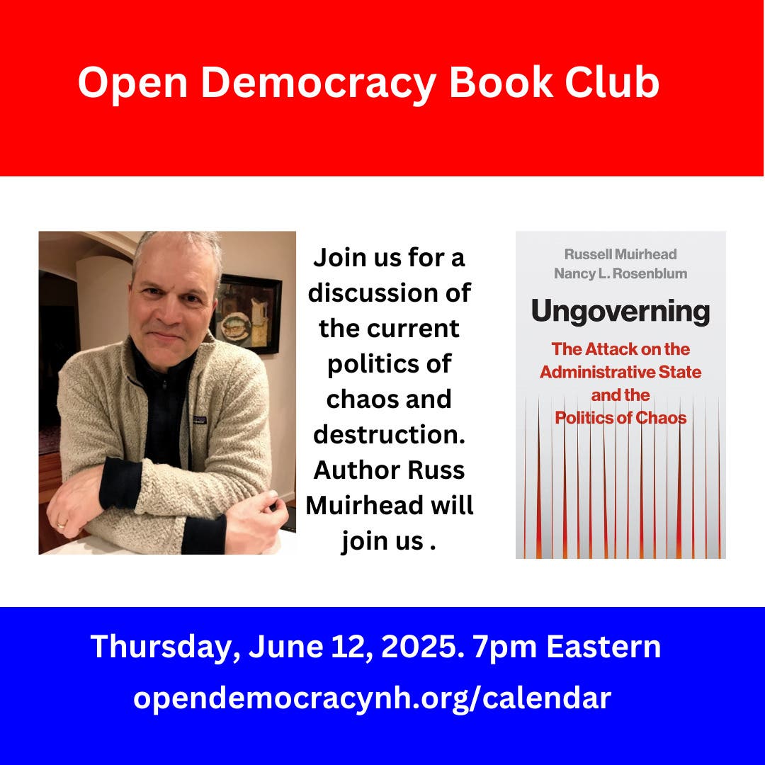Open Democracy Book Club: Ungoverning